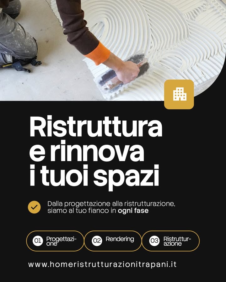 Ristruttura e rinnova i tuoi spazi 🏡
Ogni ambiente può trasformarsi