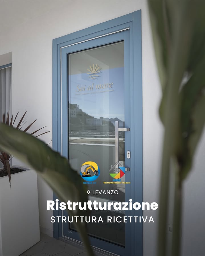 PRIMA ➝ DOPO
Ristrutturazione completa della struttura ricettiva “𝐒𝐞𝐢 𝐚𝐥 𝐌𝐚𝐫𝐞”