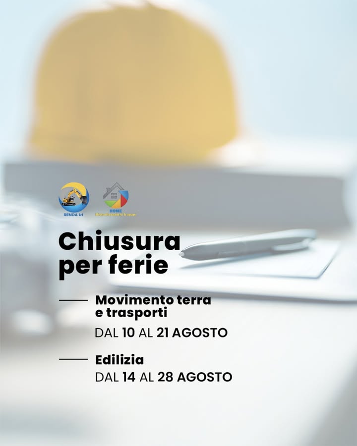 Ci prendiamo una piccola pausa!🏖️
Le ferie estive saranno così suddivise:
👉